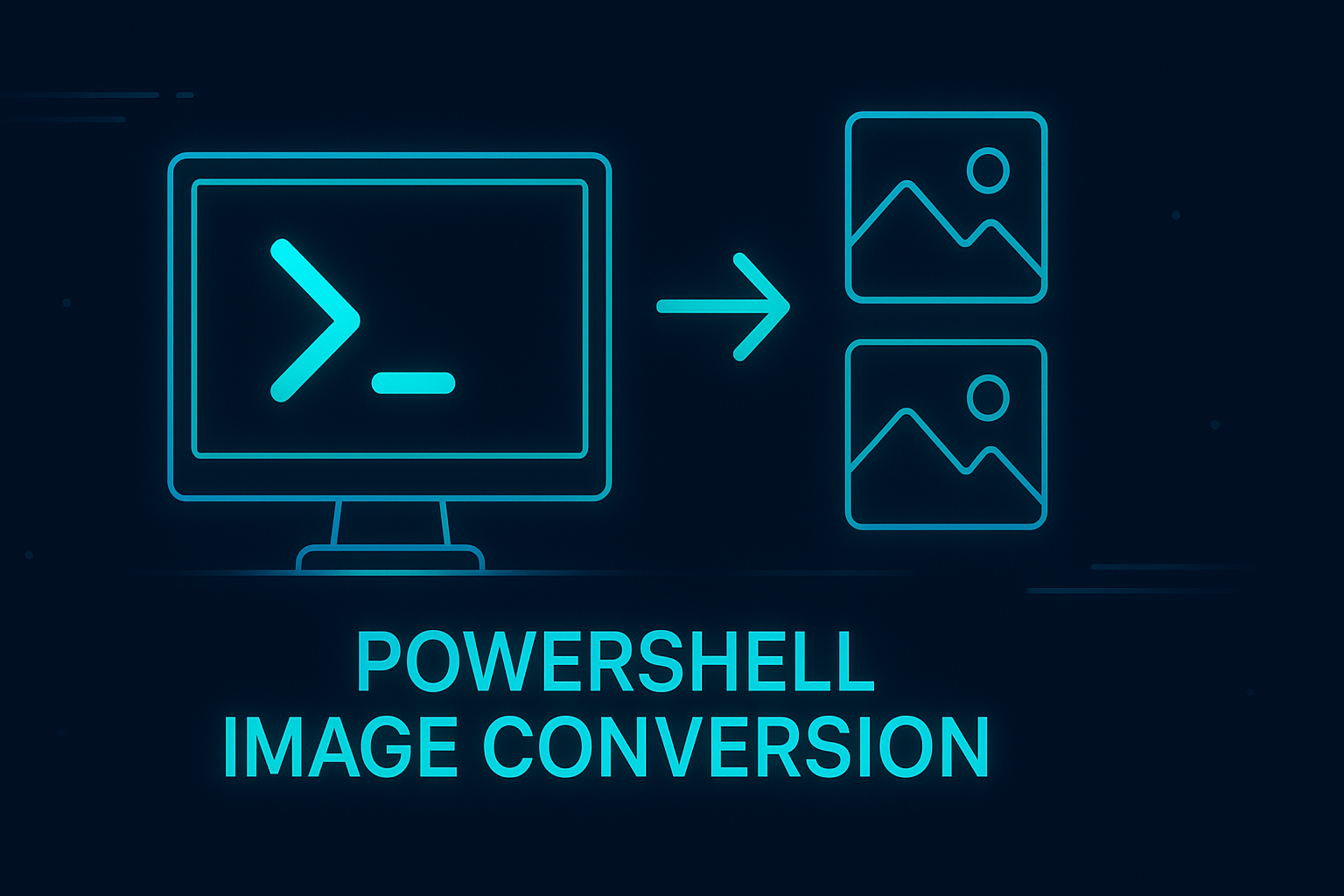 Conversor de Imagens com PowerShell